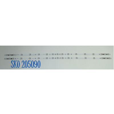 KIT DE LEDS ORIGINAL PARA TV TCL 2 PIEZAS / NUMERO DE PARTE 55HR332M17N01 / 55HR332M17N01 V0 / 55P20M YAG 17X2-D09 / N0101-000654-C00 / PANEL LVU550NDAL / DISPLAY ST5461D12-4 VER.2.3 / MODELO 55Q5K