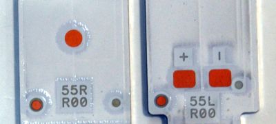 KIT DE LEDS ORIGINAL PARA TV SAMMSUNG 8 PIEZAS / NUMERO DE PARTE BN96-50315A / BN96-50316A / 55RR00 / 55LR00 / 50315A / 50316A / PANEL CY-BC055HGCV3H / DISPLAY PT550GT04-1 VER.1.0 / MODELO UN55CU7000FXZX / UN55CU7000FXZX XA04 - Imagen 3