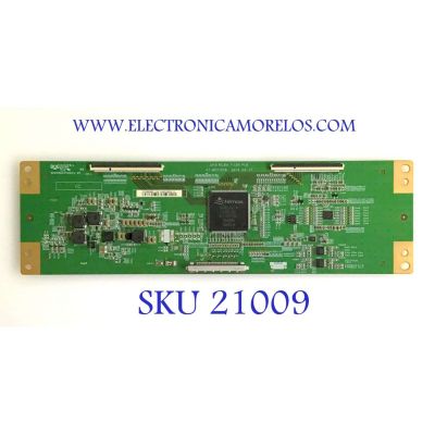 T-CON POLAROID / HV550QUBB05 / 1140 5FG831 / 47-6021036 / PANEL HV550QUBB05 / MODELO PTV55174KILED