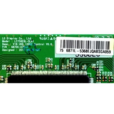 T-CON SONY / 6871L-5368E / 6870C-0751A / 5368E / PANEL V750QWME02 / MODELO XBR-75X850G - Imagen 2