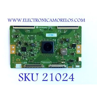 T-CON LG / 6871L-4970B / 6870C-0700B / V17 65UHD TM240 / 4970B / PANEL LC650EGF (FK)(M2) / MODELOS 65UJ7700-UA.BUSYLJR / 65SJ8000-UA BUSYLJR