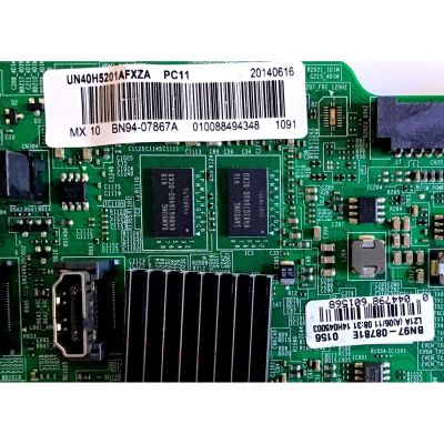 MAIN SAMSUNG / BN94-07867A / BN41-02245A / BN97-08781E / PANEL CY-DF400BGLV6H / MODELOS UN40H5201AFXZA VF11 / UN40H5201AFXZA VF13 - Imagen 2