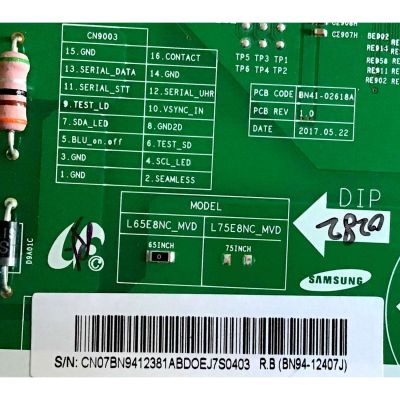 LED DRIVER SAMSUNG / BN94-12381A / L65E8NC_MVD / BN41-02618A / BN9412381A/ SUSTITUTAS BN44-00902A / BN44-00902B / MODELOS QE55Q7FGMTXZG / QN55Q8CAMFXZA / QN65Q8CAMFXZA FA02 / QA65Q7FAMRXUM / QA65Q7FAMKXXA / MODELOS EN DESCRIPCIÓN /  - Imagen 3