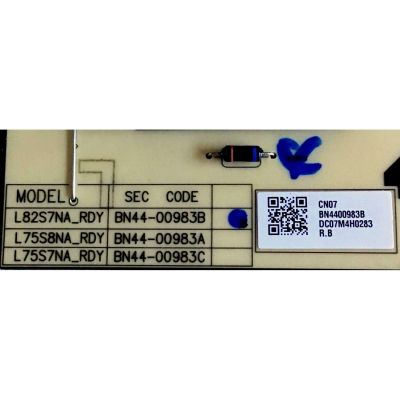 FUENTE DE PODER SAMSUNG / BN44-00983B / L82S7NA_RDY / BN4400983B / PANEL CY-TR082FLLV2H / MODELO QN82Q70RAFXZA FA01 - Imagen 2