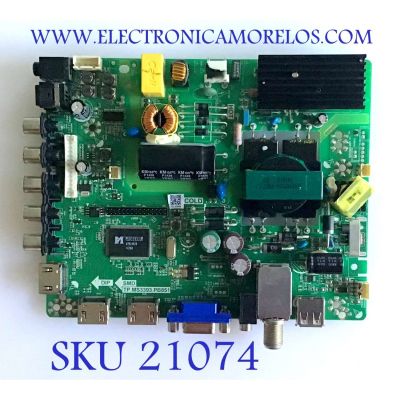 MAIN FUENTE (COMBO) ELEMENT / ELEFT407 J1400  / TP.MS3393.PB851 / V400HJ1-PE1 / F50TPMS3393PB851007 / N14080214 / PANEL D400D3-GG60-C0X / MODELO ELEFT407 J1400