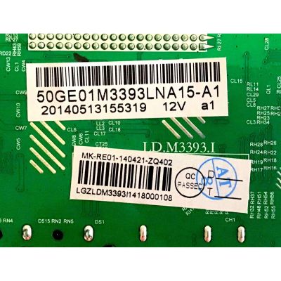 MAIN RCA / 50GE01M3393LNA15-A1 / LD.M3393.I / MK-RE01-140421-ZQ402 / PANEL V500HJ1-PE8-12V / MODELO LRK50G45RQ - Imagen 3