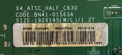 MAIN SAMSUNG / BN94-04045A / BN97-04251N / BN41-01563A / SUSTITUTAS BN94-02701K / BN94-02701J / BN94-02701L / BN94-02701M / BN94-02701P / BN94-02701R / MAS SUSTITUTAS EN DESCRIPCION / MODELO LN55C630K1FXZA SQ03 / LN55C630K1FXZA SQ01 / PANEL LTF550HJ01-A03 - Imagen 2
