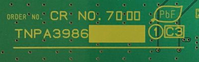 SCAN BUFFER PANASONIC / TXNC31ETTJ / MDK-332V-0 / TNPA3986 / PANEL MC127F19F9 / MODELOS TH50PZ2700U / TH-50PE700U / TH-50PF10UK / TH-50PZ750U - Imagen 2