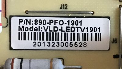 FUENTE DE PODER SEIKI / 890-PFO-1901 / VLD-LEDTV1901 / 201323005528 / PANEL T600D3-HA10-D02 / MODELOS SE60GY24 / SE60GY05 - Imagen 2