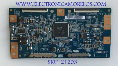 T-CON LG / 55.42T13.C04 / 5542T13C04 / 31T14-C0A / T315HW07 / PANEL T420HW08 V.0 / MODELO 42LV5500-UA.AUSDLHR