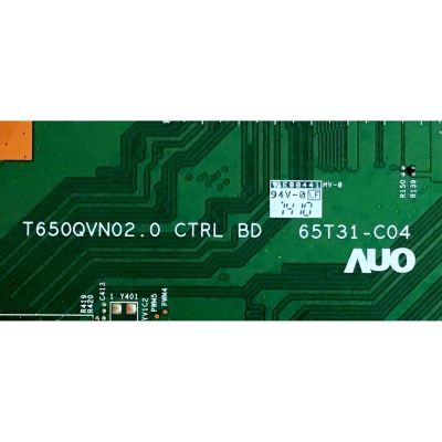 T-CON PARA TV SONY / NUMERO DE PARTE 5565T31C01 / T650QVN02.0 / 65T31-C04 / 55.65T31.C01 / PANEL YD4S650DTU01 / MODELO XBR65X950B / XBR-65X950B - Imagen 3