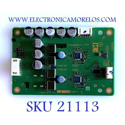 TARJETA K0 PARA TV SONY / NUMERO DE PARTE A-2033-107-A / 1-893-274-11 / 173498911 / 189327411 / PANEL YD4S650DTU01 / MODELOS XBR65X950B / XBR-65X950B / XBR85X950B / XBR-85X950B