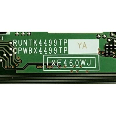T-CON / RUNTK4499TPYA / XF460WJ / RUNTK4499TP / CPWBX4499TP / QPWBXF460WJZZ / QKITPF460WJTX / PANEL LK600D3GW1BT / MODELO LC-60E79U - Imagen 3