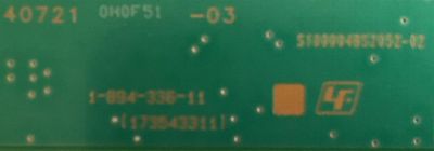 TARJETA DE A/V SONY / A2063361A / 1-894-336-11 / 173543311 / 499A / PANEL ND4Y700LNX0101 / MODELO KDL-70W850B / XBR-65X800B - Imagen 3