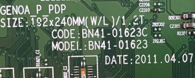 MAIN SAMSUNG / BN94-04402V / BN97-05515A / BN41-01623C / PANEL S63FH-YB06 / MODELO PN64D8000FFXZA  - Imagen 2