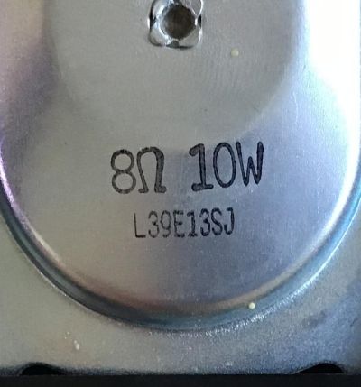 BOCINAS PARA TV SAMSUNG / BN96-09453C / L39E13SJ / PANEL LTF400HF12 / MODELO LN40B630N1FXZA - Imagen 2