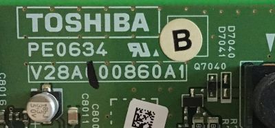 MAIN TOSHIBA / 75013106 / PE0634B / V28A000860A1 / PANEL LC420WUD (SA)(B1) / MODELOS 42XV545U / 42RV535U  - Imagen 2