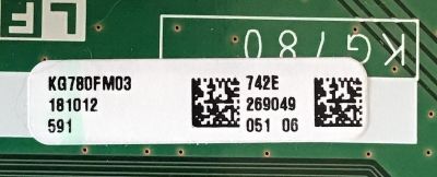 MAIN SHARP / DUNTKG78FM03 / QPWBXG780WJZZ / KG780FM03 / 742E / RUNTKB431WJQZ / JSD20282-003A / PANEL JE800D3GW65X / MODELOS PN-LE801 / LE-80LE661U / LC-80LE661UB - Imagen 2