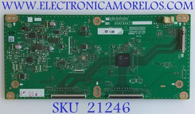 T-CON PARA TV SHARP / DUNTKG477FM16 / QPWBXG477WJN1 / KG477FM16 / QKITPG477WJN1 / 932A / PANEL JE800D3GW65X / MODELO PN-LE801