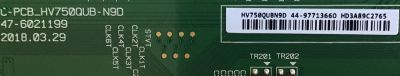 T-CON PARA TV LG / NUMERO DE PARTE 44-9771366O / 47-6021199 / HV750QUBN9D / 44-97713660 / C-PCB-HV750QUB-N9D / PANEL  NC750DQE-ABGR2 / DISPLAY HV750QUB-N9D / MODELOS 75UK6190PUB / 75UK6570PUB / 75UM6970PUB / 75UM7570AUE / 75UM7570PUD - Imagen 2