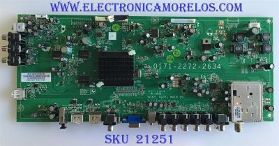 MAIN VIZIO / 3637-0402-0150 / 0171-2272-2634 / 3637-0402-0395 / PANEL LC370WUN-SAB1 / MODELO VOJ370F1A LUPDRAJ