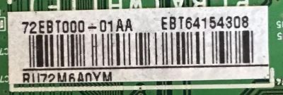 MAIN LG CURVED OLED 4K HDR SMART TV / EBT64154308 / EAX66736203 (1.0) / PANEL LC650LQD (GJ)(P9) / MODELO OLED65C6P-U.BUSZLJR - Imagen 3