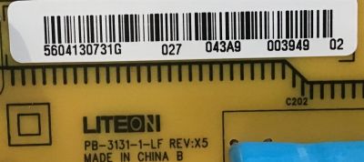 FUENTE DE PODER INSIGNIA / 56.04130.731 / PB3131-1-LF / 5604130731 / PANEL T315HW04 V.4 / MODELOS NS-32L450A11 / NS-26L450A11 - Imagen 3
