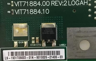 BACKLIGHT INSIGNIA / 19.31T09.003 / VIT71884.10 / 1931T09003 / PANEL T315HW04 V.4 / MODELO NS32L450A11 / NS-26L450A11 / L32S504 - Imagen 2