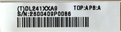 FUNTE DE PODER SHARP / PLTVDL241XXA9 / 715G6154-P02-000-002H / DL241XXA9 / PANEL TPT315B5-HVN01 / MODELO LC-32LB150U - Imagen 3