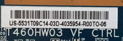 T-CON SAMSUNG / 55.31T09.C14 / 46T03-C09 / 5531T09C14 / T460HW03 / PANEL T315HW04 V.2 / MODELO LN32C530F1FXZA AA03 / LN32C550J1FXZA - Imagen 3