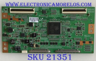 T-CON MITSUBISHI / LJ94-03287Q / S120BM4C4LV0.7 / PANEL LTA400HF14 / MODELO LT-40164