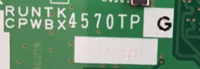 T-CON SHARP / RUNTK4570TPZG / CPWBX7570TP / RUNTK4570TP / QKITPF464WJN3 / CPWBN4433TP / QPWBXF46WJN3 / MODELO LC-60LE920UN - Imagen 2