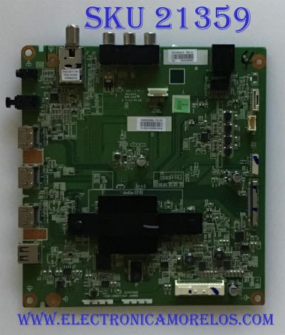 MAIN TOSHIBA / 691V0E00010 / SBM55T VTV-L55627 REV:1 / 631V0E00010 / PANEL K430WDRA / MODELO 43L511U18