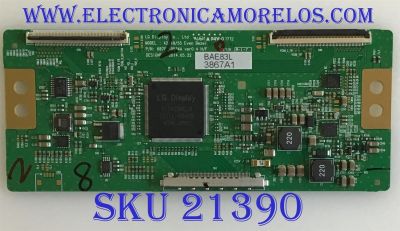 T-CON SHARP / 6871L-3867A / 6870C-0534A / 3867A / PANEL LD420EUN/UH A1 / MODELOS PN-R426 / 42SH7DB-BE AUSNLJM