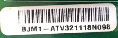 MAIN FUENTE ((COMBO)) PARA TV ATVIO / NUMERO DE PARTE BJM1-132082-0T1G / TP.MS3393.PB818 / LK2016026G / PANEL HV320WHB-N55 / MODELO ATV-32 - Imagen 2