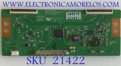 T-CON LG / 6871L-3269A / 6870C-0444A / PANEL LC550EUN-(SF)(F2) / MODELO 55GA6450-UD BUSYLMR