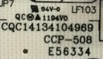 FUENTE DE PODER JVC / 81-PBE055-H911 / SHG6004C-101H / DLBB513 / SHG6004C01 / PANEL LVF500CMDX / MODELO SI50FS - Imagen 3