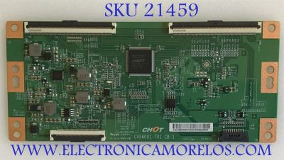 T-CON PARA TV VIZIO / NUMERO DE PARTE CV580U1-T01-CB-1 / E3CCBB5800010G / E3CCBB5800020G / PANEL TPT580B5-U1T01 / HD580X1U91-L1 / DISPLAY CV580U1-T01 / MODELOS NS-58DF620NA20 / V585-G1 / V585-H11 / V585X-H1 / 58R6E3 / 58R6500G