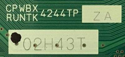 T-CON SONY / RUNTK4244TPZA / CPWBX4244TPZA / MODELO KDL-60EX700 - Imagen 3