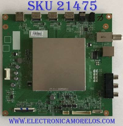 MAIN TOSHIBA / 691V0G00310 / 631V0G00310 / UCI7 VTV-L55731 REV:1A / PANEL K430WDRD / DISPLAY T430QVN03.0 / MODELOS 43LF711U20  / 43LF711U20 REV.A