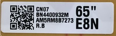 FUENTE DE PODER PARA TV SAMSUNG QLED / NUMERO DE PARTE BN44-00932M / LE65E8N_RHS / BN4400932M / PANEL'S CY-RR065FGLV1H / CY-RR065FGAV1H / CY-NR065FGHV1H / DISPLAY LSF650FF13-P02 / 48144A / MODELOS QN65Q60 / QN65Q6D / UN65RU8000 / UN65RU800D / UN65RU9000 - Imagen 2