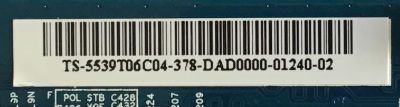 T-CON LG / 55.39T06.C04 / T500HVD02.0 / 50T10-C03 / PANEL T390HVN02.2 / MODELOS 39LN5700-UH AUSDLJM / 39LN5700-UH BUSDLWM / 39LN5300-UB BUSDLWM - Imagen 3