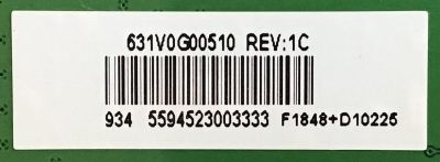 MAIN PARA TV TOSHIBA·FIRE TV 4K·UHD·HDR / NUMERO DE PARTE 691V0G00510 / 631V0G00510 / VTV-L55731 / UC17 VTV-L55731 REV:1A / 7160236-1 / PANEL K550WDRB / MODELO 55LF711U20 - Imagen 2