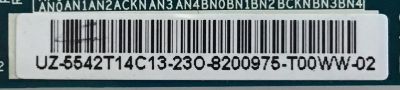 T-CON TCL / 55.42T14.C13 / 46T03-C0K / T460HW03 / PANEL LVF420AUTM E25 V1 / MODELO LE42FHDE5300TAAA - Imagen 2