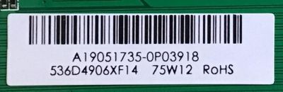 MAIN FUENTE COMBO  JVC / 515Y16031M20 / TPD.MS1603.PB751 / 536D4906XF14 / PANEL LSC490HN02-S / MODELO LT-49MAW598 AAP - Imagen 2