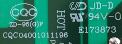 FUENTE DE PODER SCEPTRE / LK-PL320214E / CQC04001011196 / 6021010132-A / PANEL HV320WX2-201 / MODELO E325BV-HD - Imagen 2