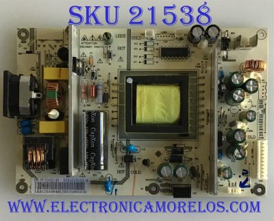 FUENTE DE PODER SCEPTRE / LK-PL320214E / CQC04001011196 / 6021010132-A / PANEL HV320WX2-201 / MODELO E325BV-HD