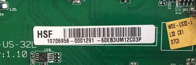 MAIN WESTINGHOUSE / 60.EB3UM.12C / WDE-US32-L / 60EB3UM12C03P / PANEL K315B6-E01 / MODELO LD-3255VX TW-61301-K032A - Imagen 2