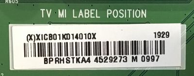 MAIN INSIGNIA / XICB01K014 / 715G9566-M01-B00-005K / (X)XICB01K014010X / BPRHSTKA4 / PANEL TPT580B5-U1T01.D REV:S01B / MODELOS  NS-58DF620NA20 / NS-55D710NA19 - Imagen 2