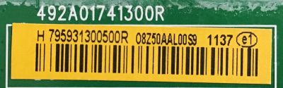 MAIN SHARP / 9JY795931300500 / 492A01741300R / 795931300500R / PANEL V315B6-L03 REV.C1 / MODELO LC-32SV29U - Imagen 2